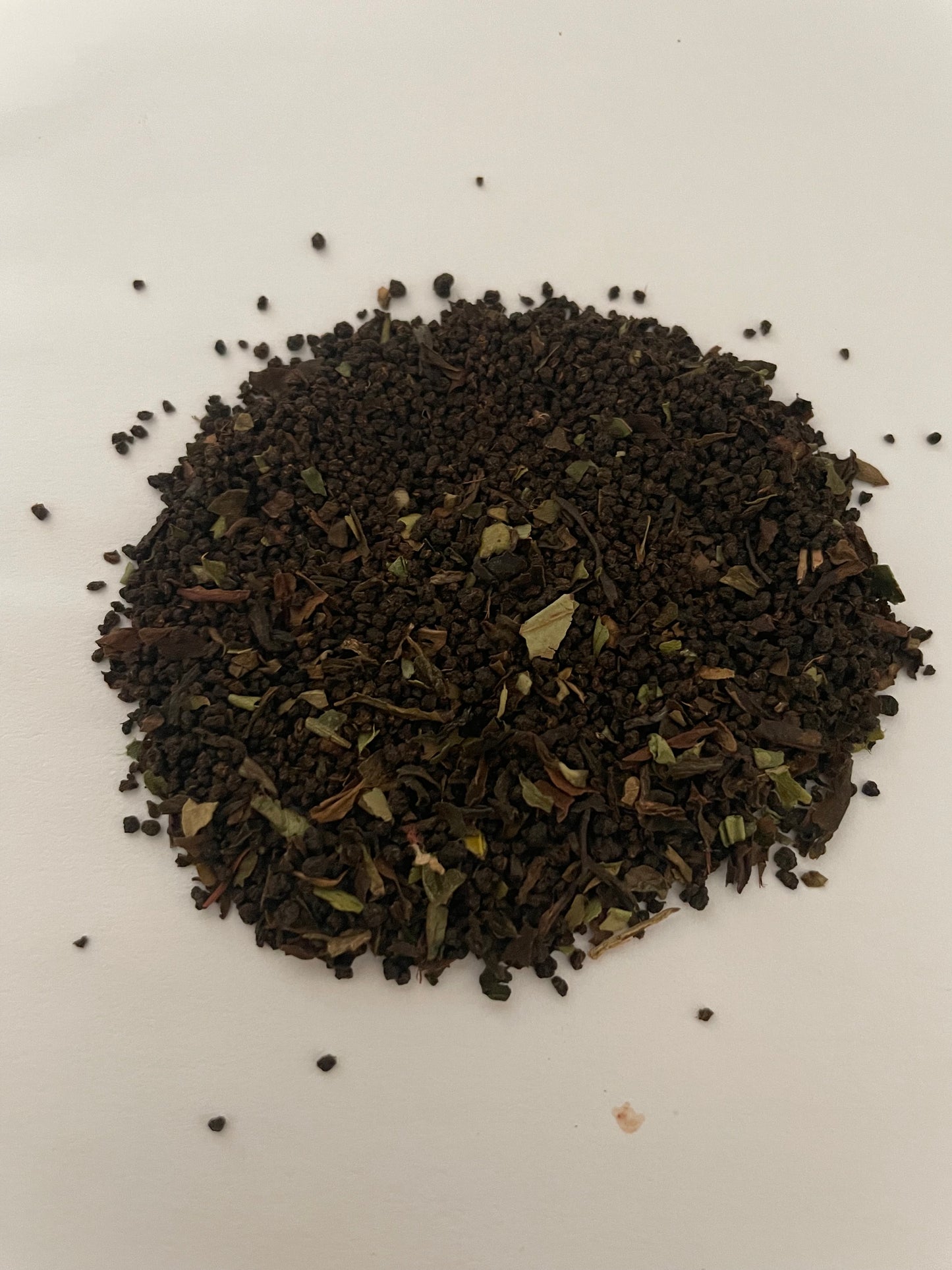 Loose Assam and Darjeeling tea leaves used in Calif Indian chai
