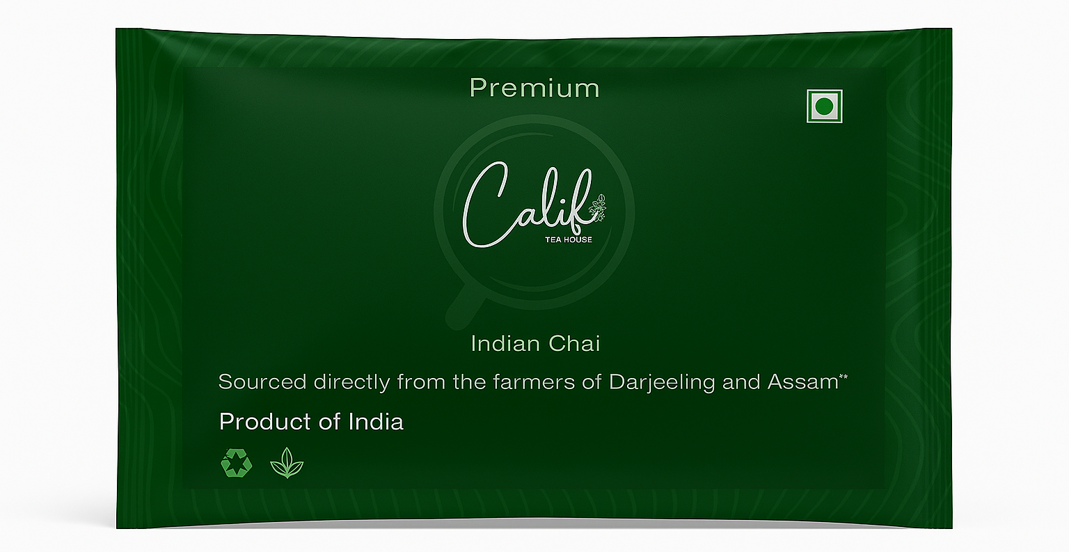 Premium Indian chai tea blend by Calif Tea House
